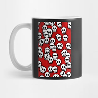 Skulls Red Mug